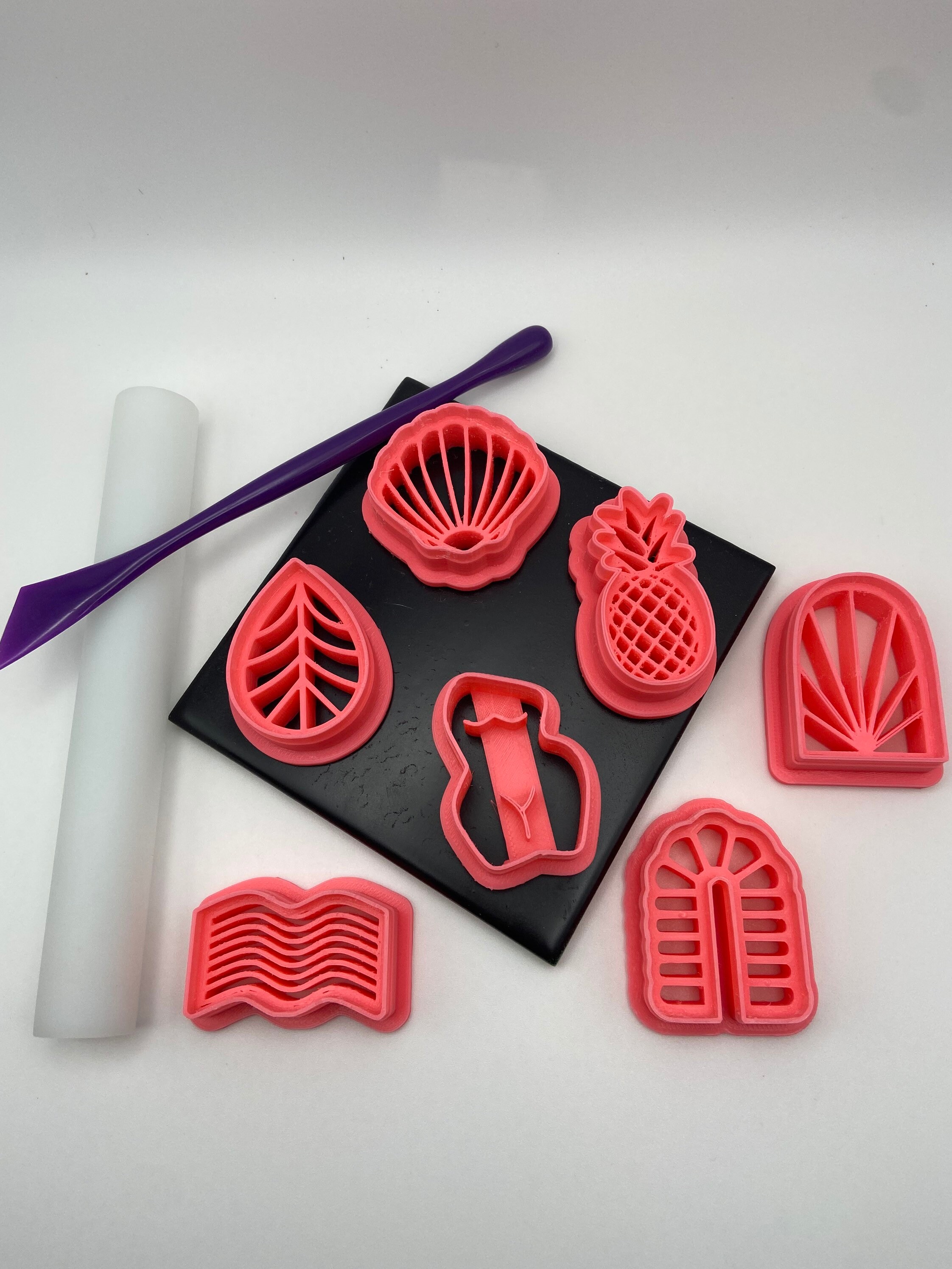 Polymer Clay Embossing Cutters/ Polymer Clay Cutter/embossing/ Etsy