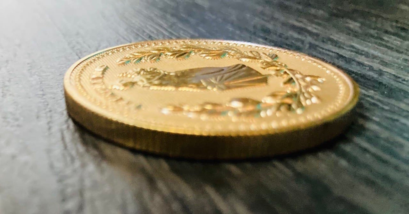 14K Gold John Wick Coin. Assasins coin. Continental hotel. Etsy