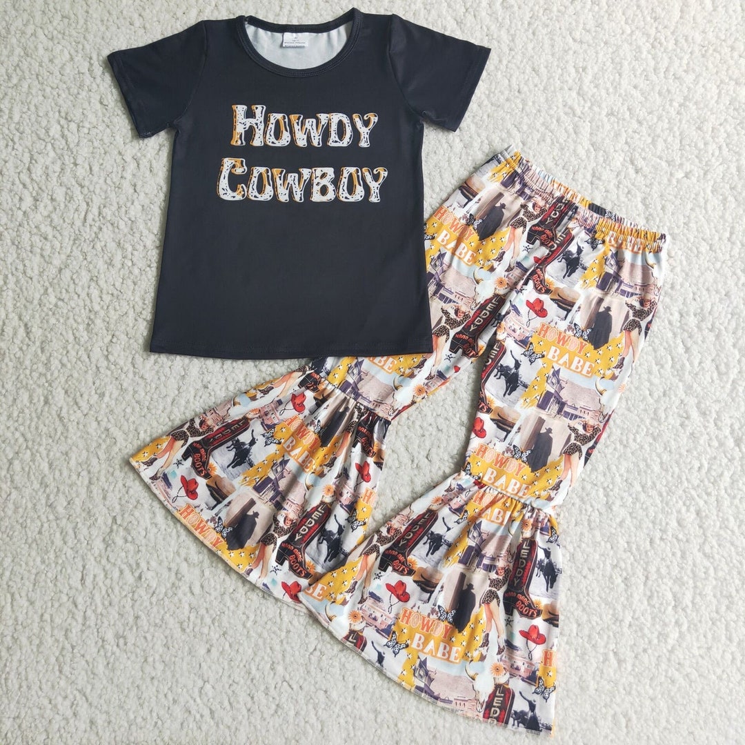 Howdy Cowgirl Western Outfits Western Girl Clothes Toddler - Etsy