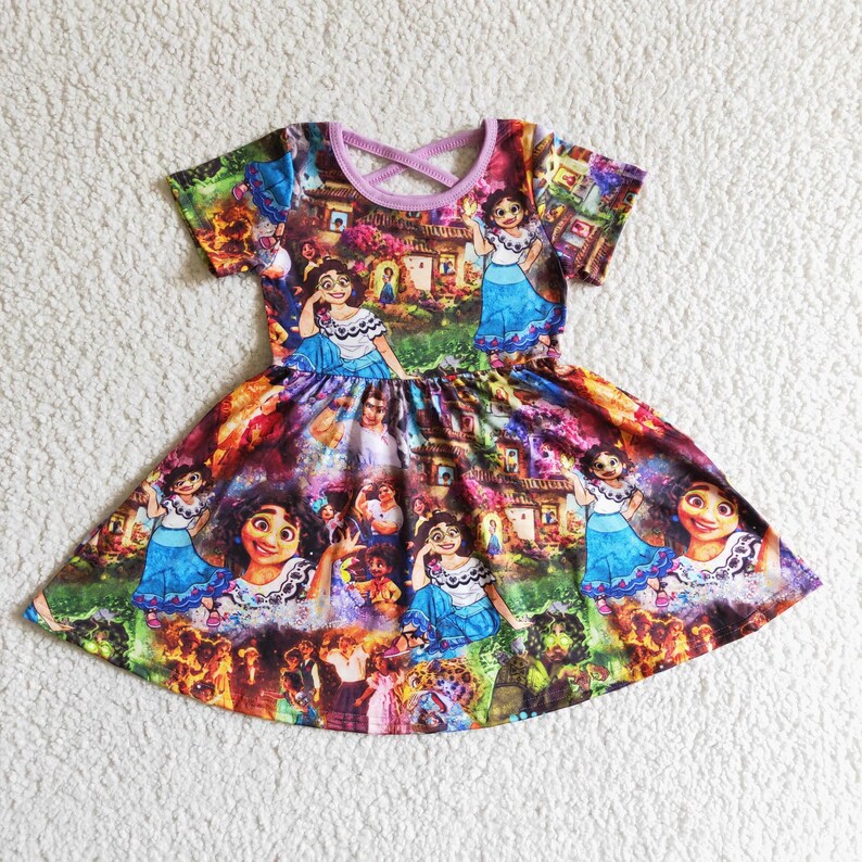 Encanto Birthday Dress Baby Toddler Kids Encanto Outfit Etsy