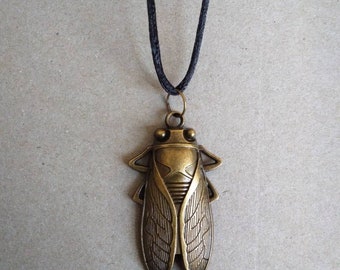 Cicada necklace