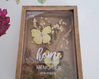 Farmhouse chic butterflies,  Home is where memories are made