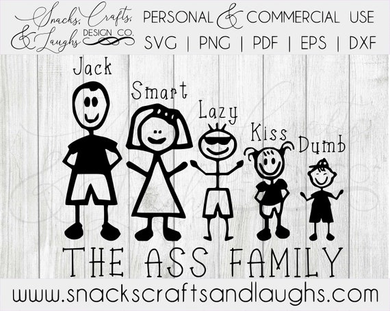 Download The Ass Family Svg Family Car Decal Svg Funny Family Svg Etsy