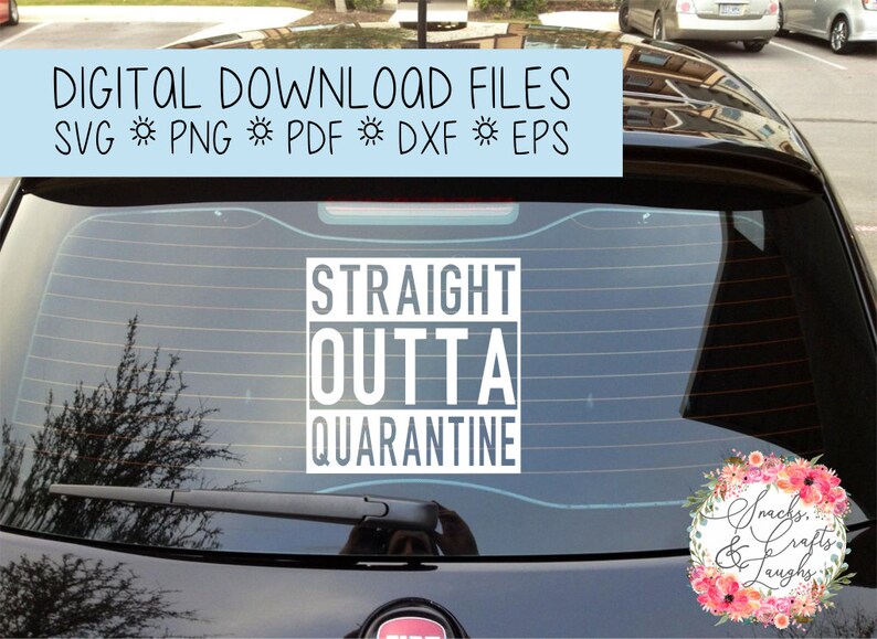 Download Straight Outta Quarantine SVG Quarantine Baby SVG Straight | Etsy