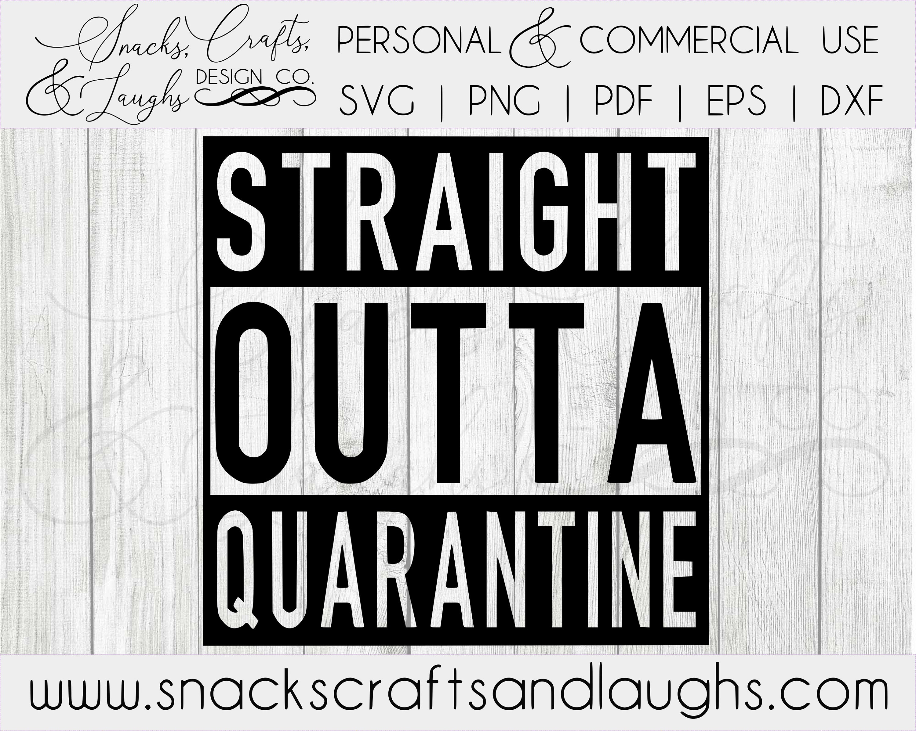 Download Straight Outta Quarantine Svg Quarantine Baby Svg Straight Etsy