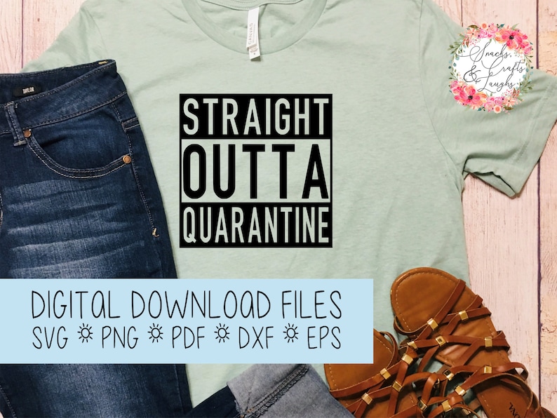 Download Straight Outta Quarantine SVG Quarantine Baby SVG Straight ...