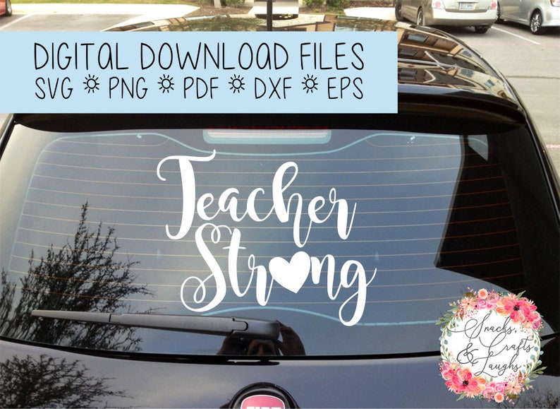 Download Teacher Strong SVG Teacher SVG Teacher Appreciation SVG | Etsy