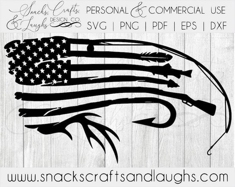 Free Free 145 Hunting And Fishing American Flag Svg SVG PNG EPS DXF File