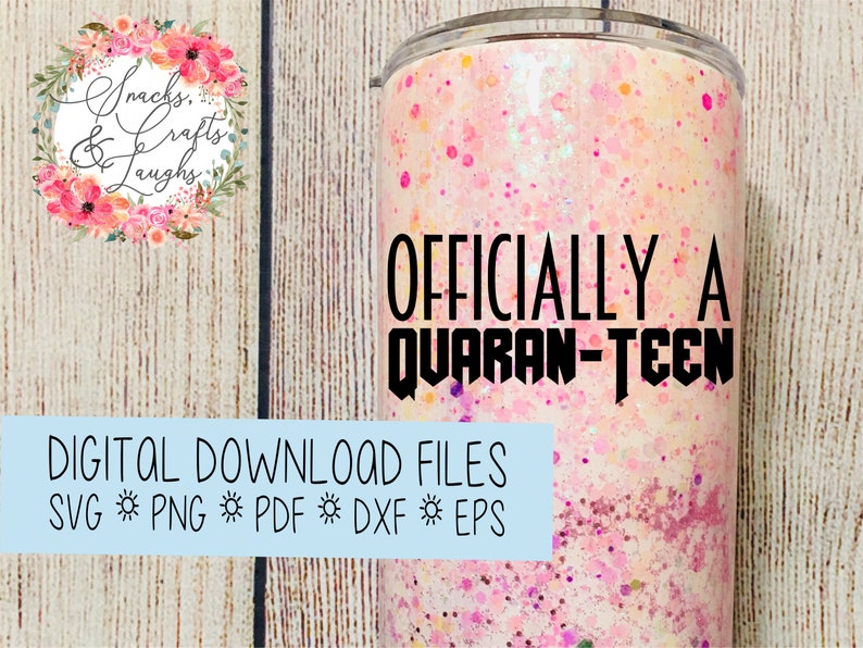 Download Officially a Quaran-Teen SVG Quarantine Birthday SVG 13th | Etsy