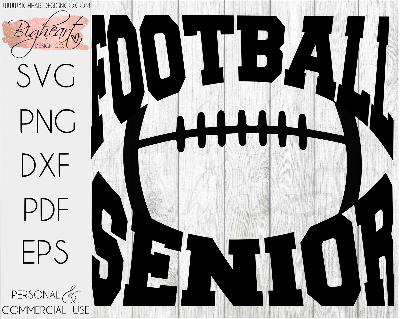 Football Senior SVG Football SVG Senior Football Player Etsy
