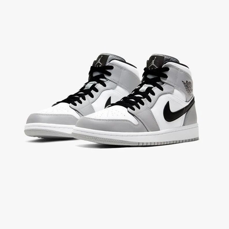 Jordan 1 Mid Smoke Grey Men and Women 