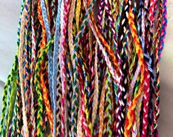 Bulk Braided Friendship Bracelets- Bulk String Bracelets- Handmade Bulk Bracelets- Minimalist String Bracelet- Wholesale Friendship Bracelet