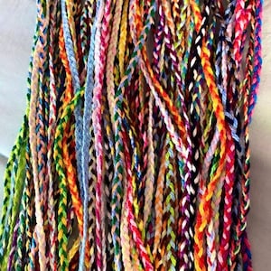 Bulk Braided Friendship Bracelets- Bulk String Bracelets- Handmade Bulk Bracelets- Minimalist String Bracelet- Wholesale Friendship Bracelet