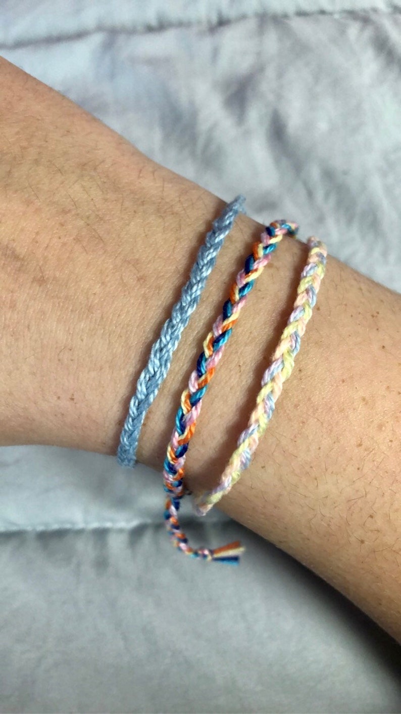 Bulk Braided Friendship Bracelets Bulk String Bracelets Handmade Bulk