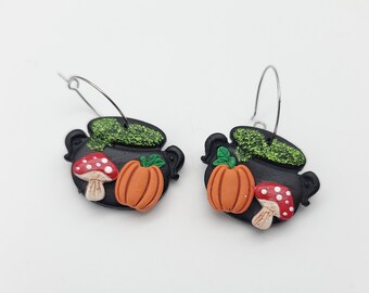 Hexen Kessel Polymer Clay Creolen