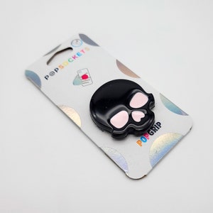 Adorable Handmade Resin Skull Phone Grip Popsocket, Skull Popsocket , Kawaii, Goth