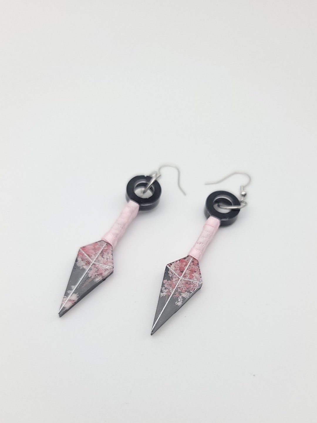 Kunai Earrings: Cherry Blossom Japanese Anime Cosplay Earrings - Etsy Japan
