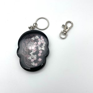 Zucker Schädel Shaker Schlüsselanhänger Charme gespenstisch, Halloween Schlüsselanhänger, Shaker Schlüsselanhänger Goth Kawaii