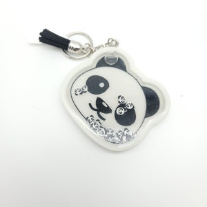Panda Bear Shaker Key Chain, Panda Charm, Keychain