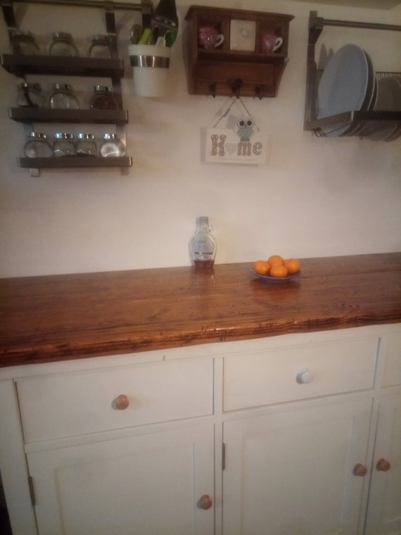 Rustic Solid Pine Kitchen Worktops Safety Certified Etsy
