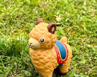 Alpaka Stressball bunt aus weichem PU-Schaum – Lama Anti-Stress Spielzeug zum Drücken & Entspannen