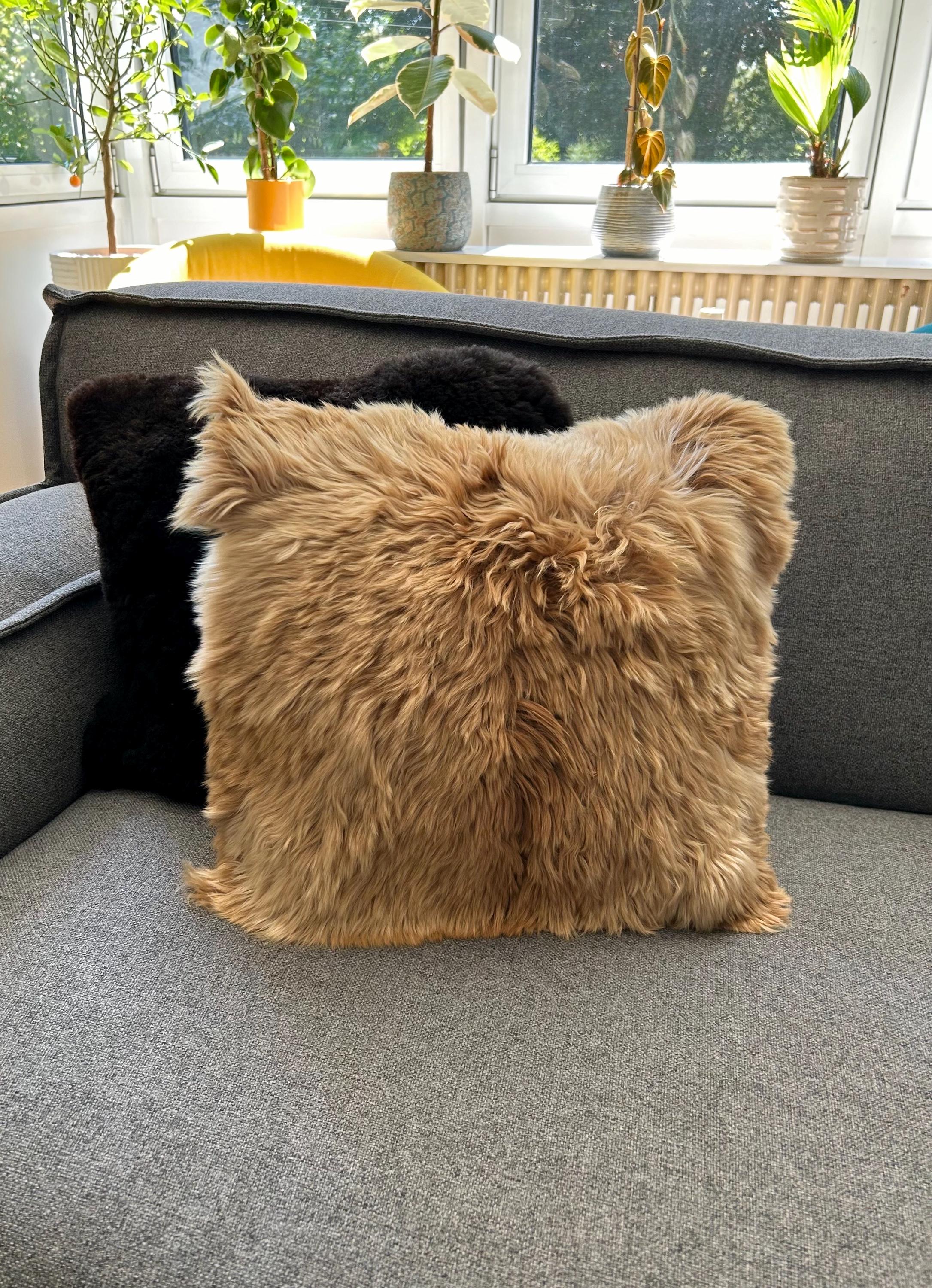 Alpaca Fur Pillow Etsy Canada