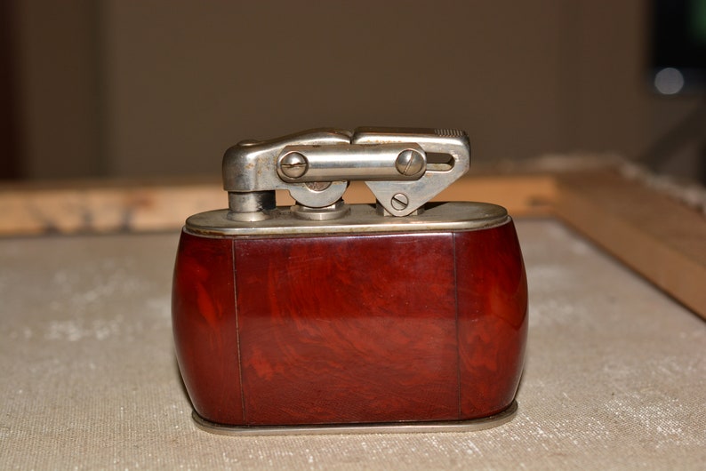 Vintage KW Karl Wieden German Petrol Table Lighter 100 Red Etsy