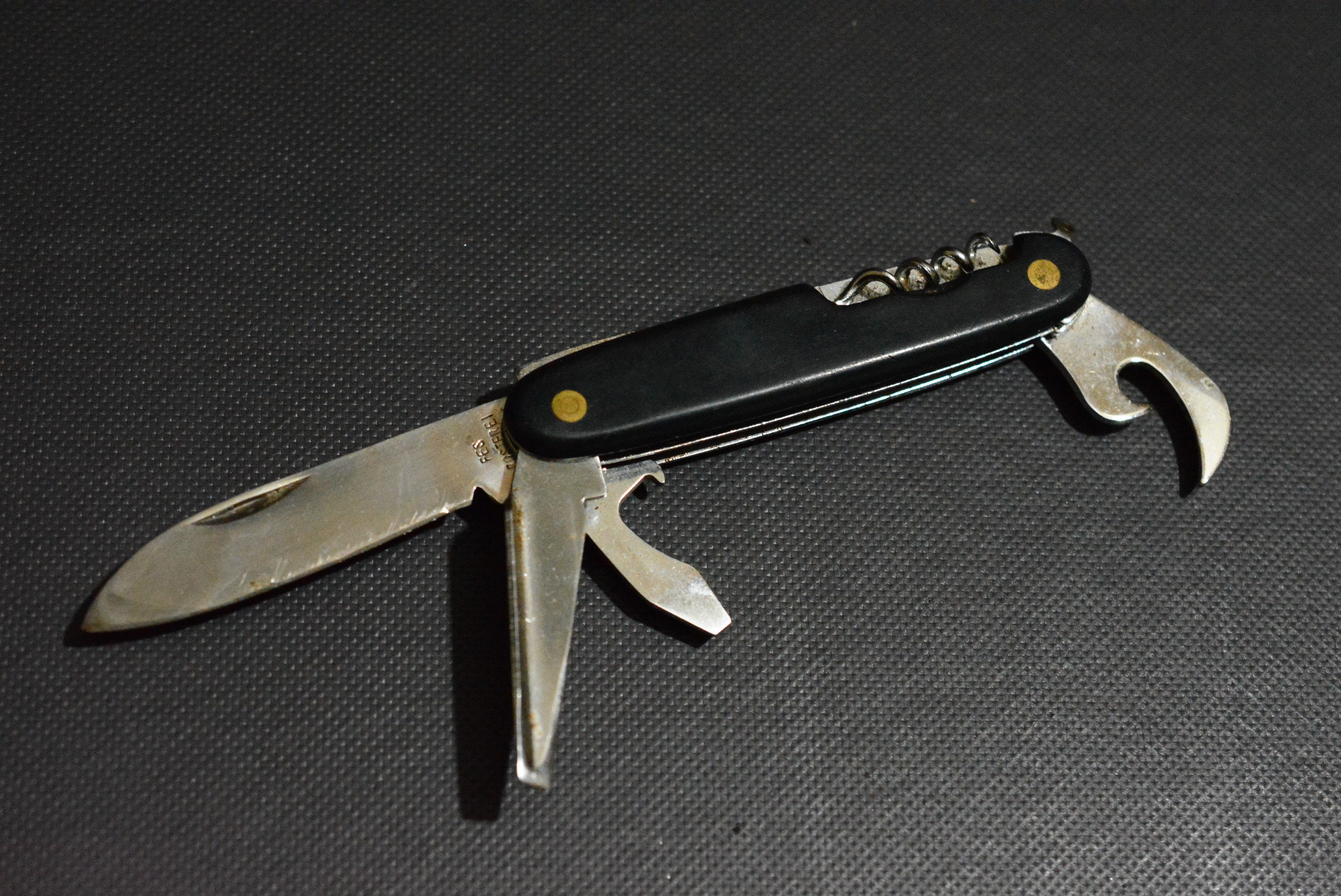 Vintage FES Rostfrei Folding Pocket Knife Corkscrew / Messer/ Etsy