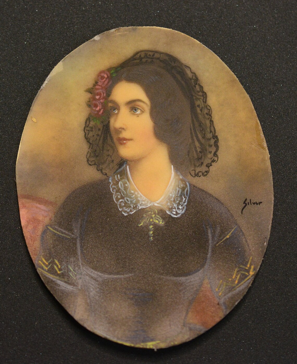 Fine Original Pastel Watercolors Painting Antique Victorian Etsy