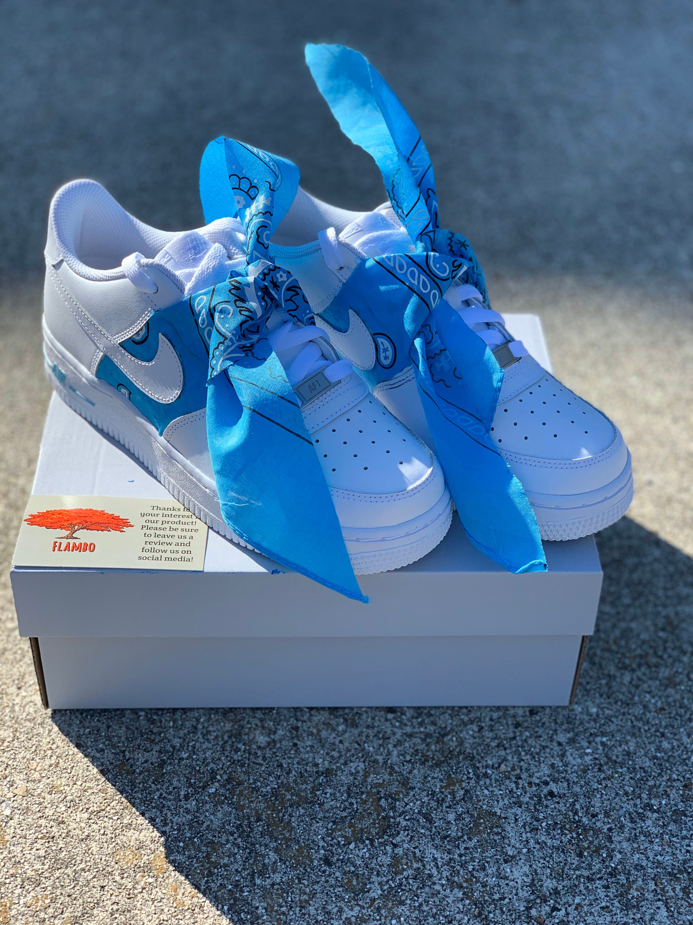 air force 1 with bandana