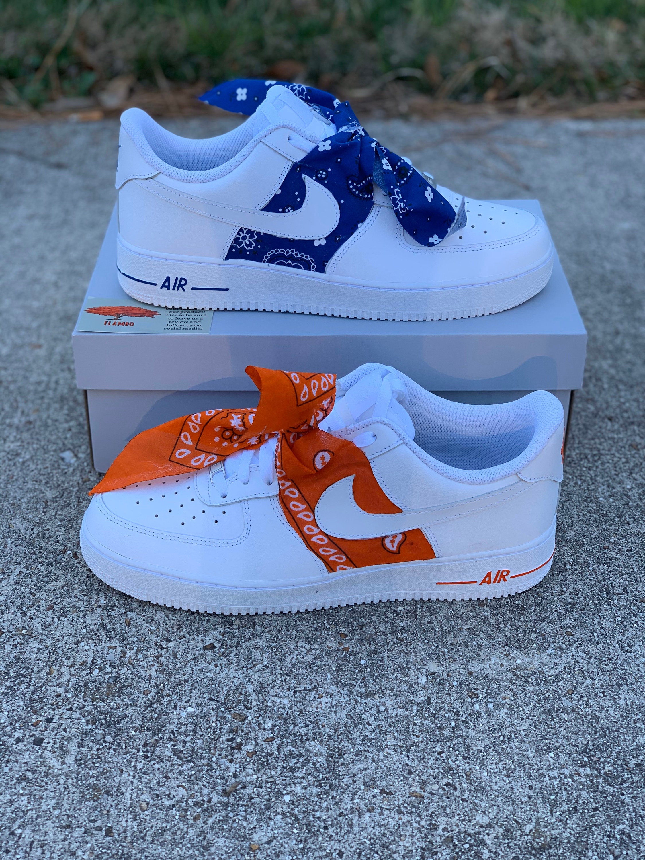 air force 1 with bandana