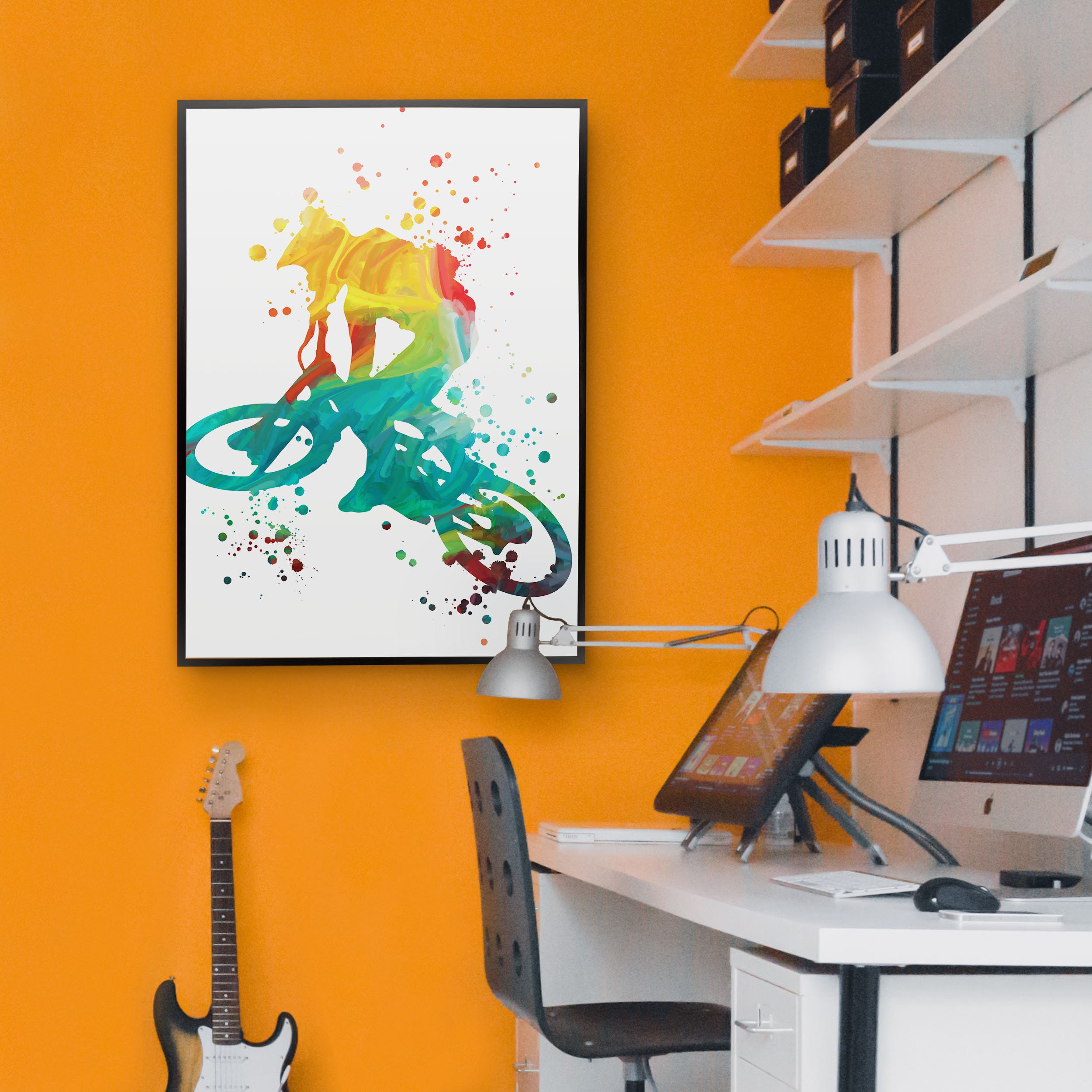 Cycling Png Biker Watercolor Bike Lover Gift Sublimation Etsy