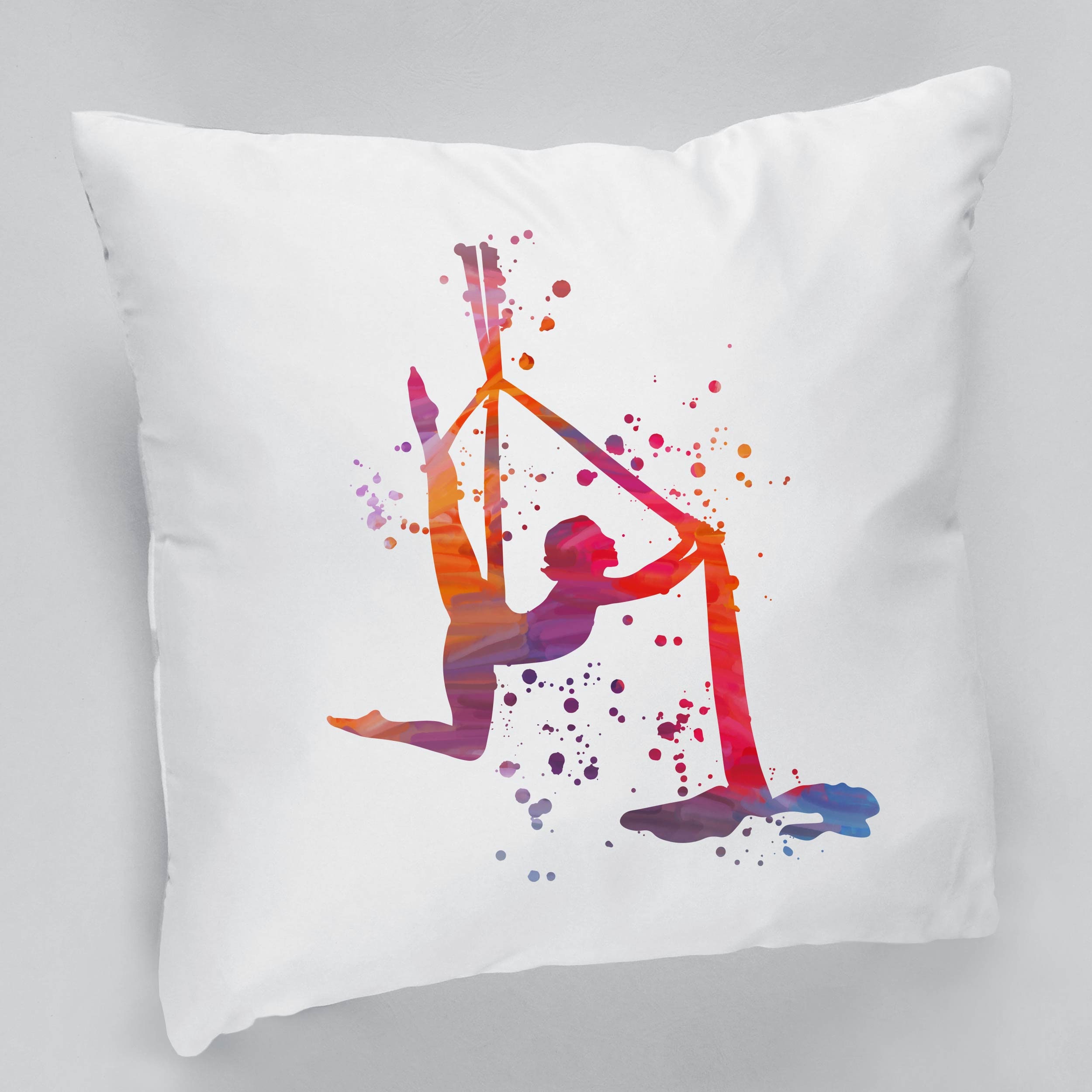 Yoga silks art Watercolor aerial yoga Yoga silk fitness Etsy