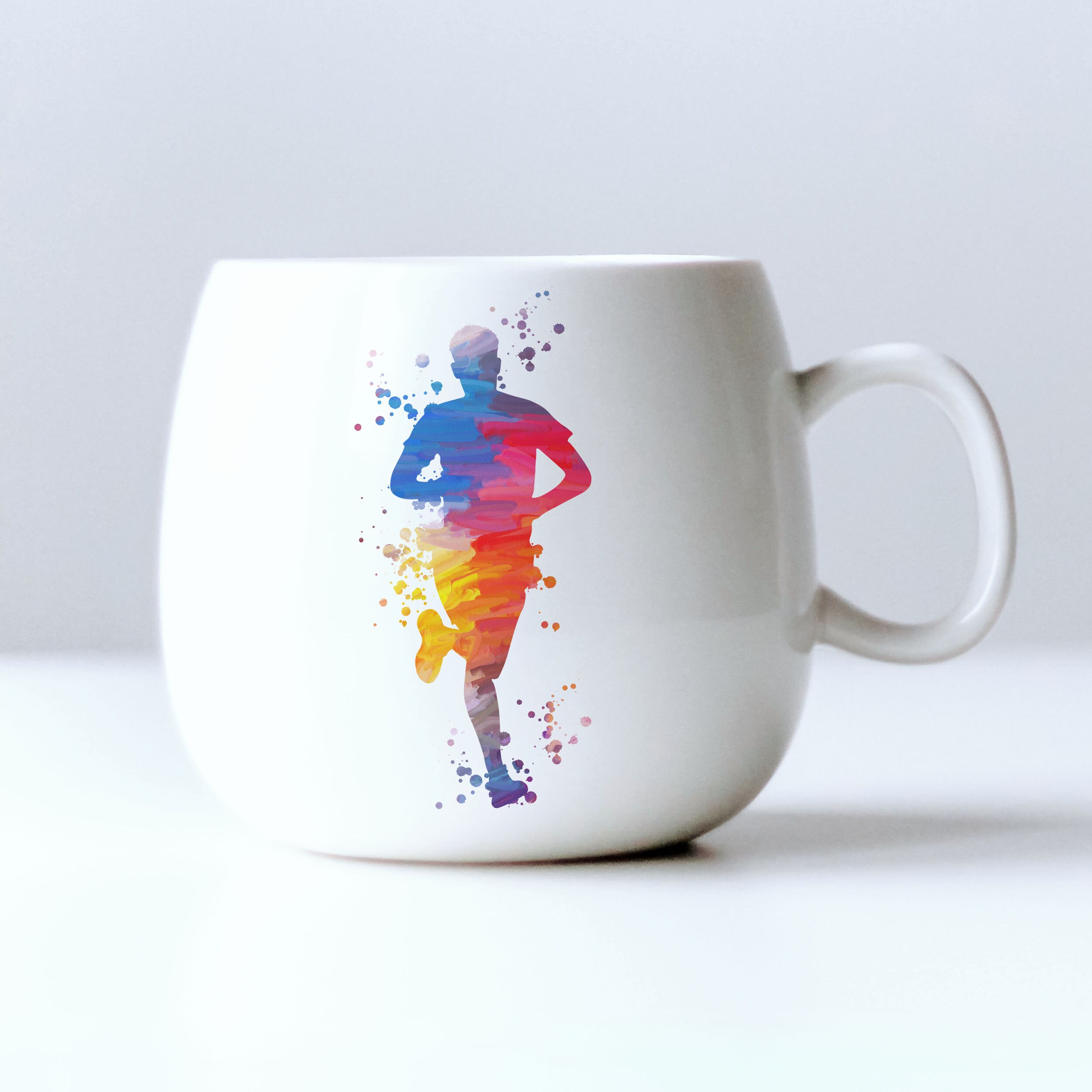 Running Man Wall Art Runner Poster Printable Runner Gifts Etsy