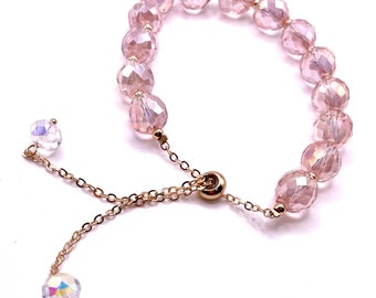 Pink Beaded Bracelet