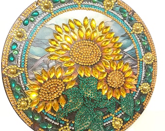 Sunflower wall design, sunflower window decor,sunflower ornament, sunflower wall decor,sunflower wall hanging, sunflower home decor