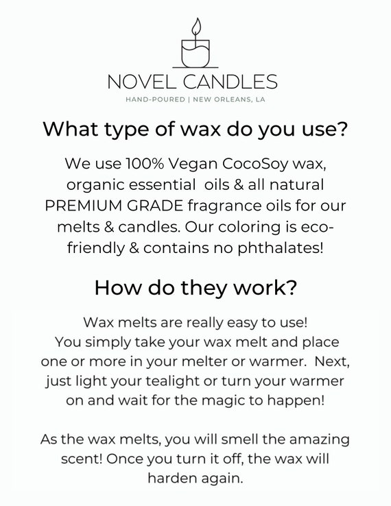 Natural Long-lasting Wax Melts