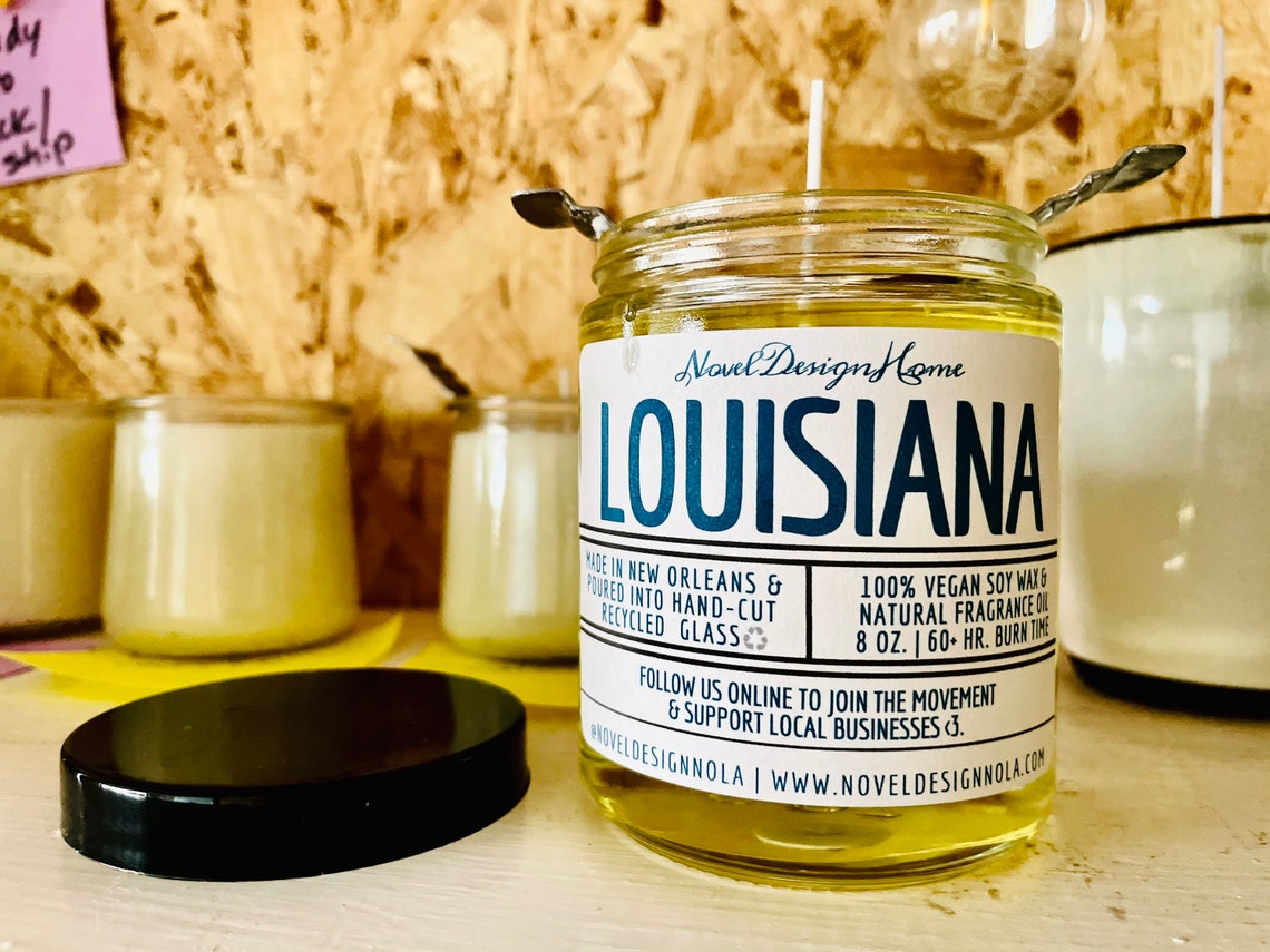 LOUISIANA Scented Candle New Orleans French Quarter Etsy