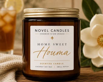 Home Sweet Houma Candle | Houma Louisiana Candle