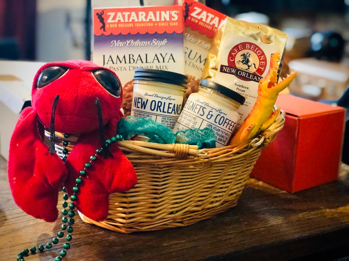 NOLA GIFT BASKETS Handmade in New Orleans Louisiana Etsy