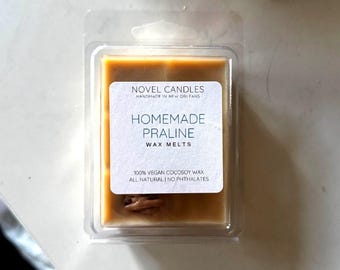 Pecan Praline Scented Wax Melts: New Orleans Handmade CocoSoy Tarts