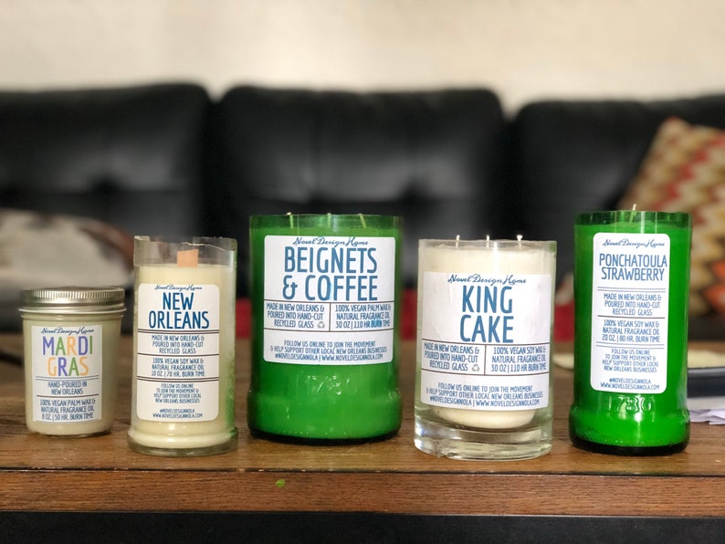 Louisiana Themed Scented Candles Vegan Soy Wax in New Etsy