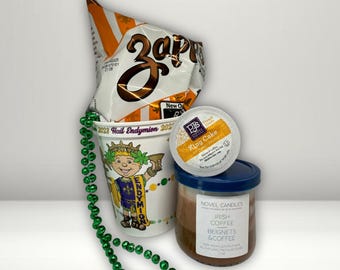 New Orleans Gift Basket: Authentic NOLA Food & Candle, Handmade Louisiana