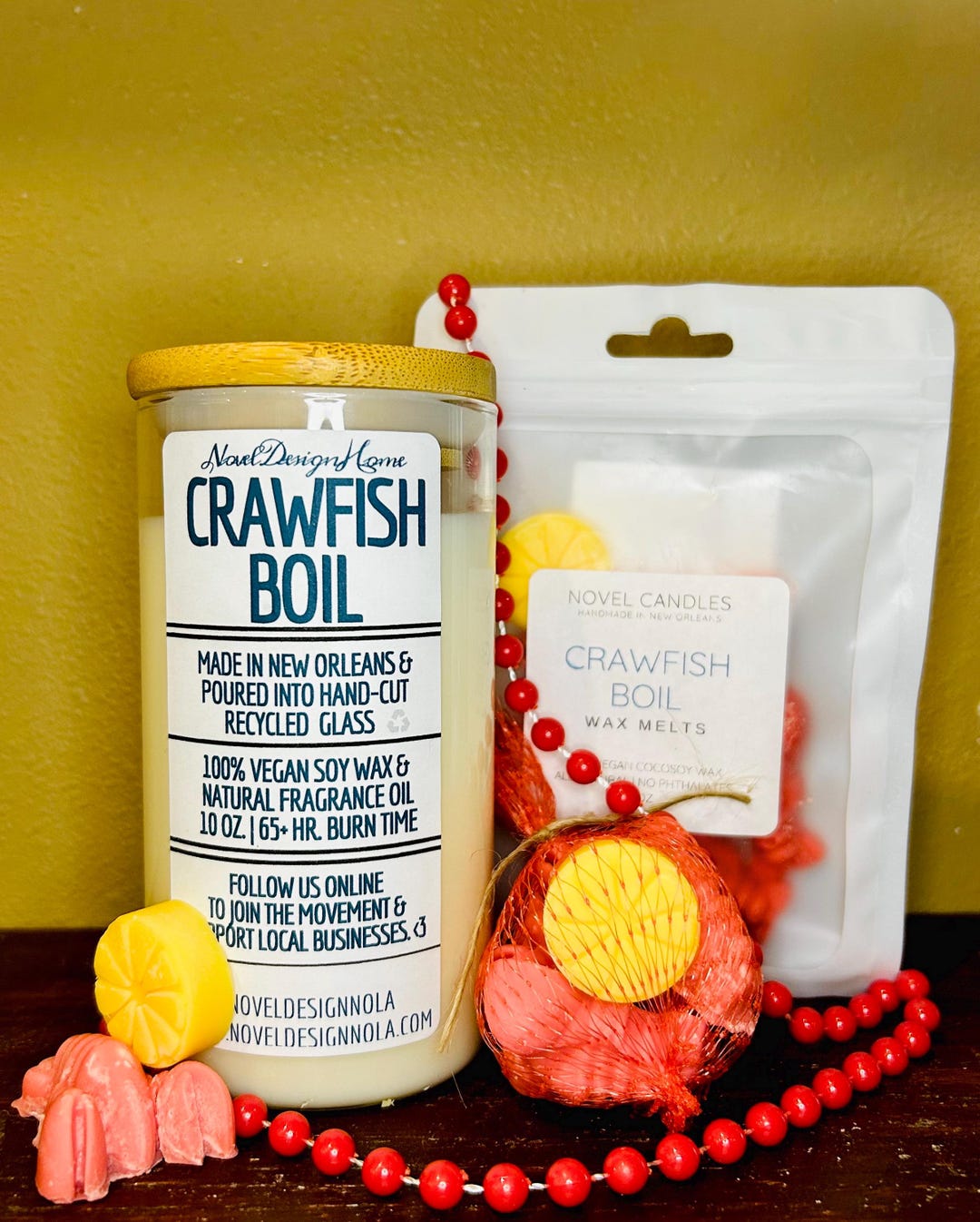 Crawfish Boil Candle – Authentic Cajun Creole Seafood Scent