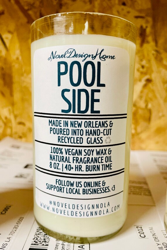 POOL SIDE Scented Candle New Orleans French Quarter Etsy
