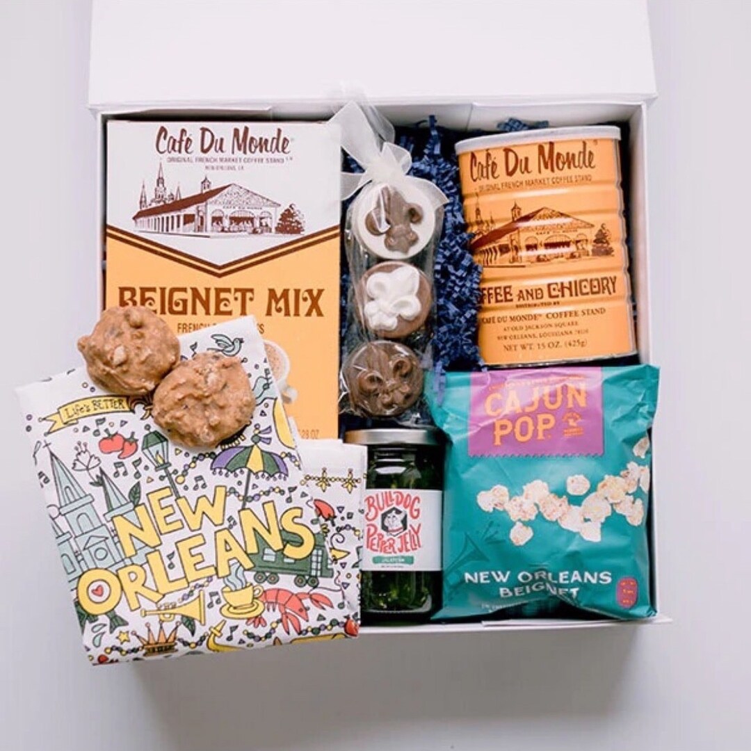 TASTE OF NAWLINS New Orleans Gift Basket Handmade in Louisiana Customizable Gift Authentic Nola ...