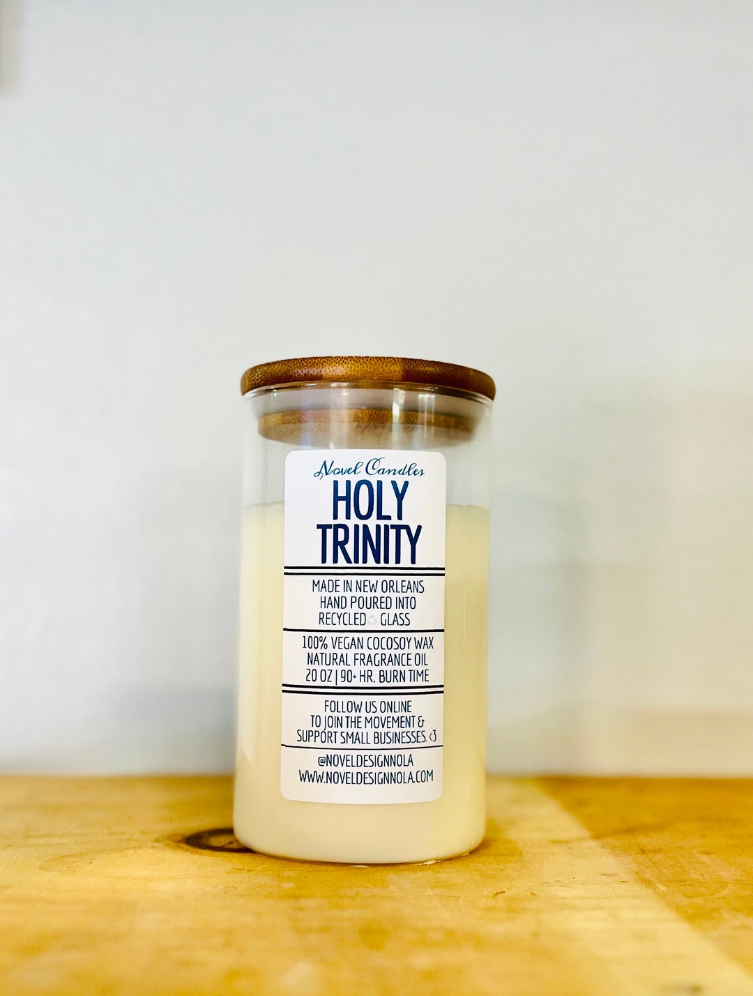 HOLY TRINITY Scented Candle Onions/celery/bell Pepper Cajun Cooking