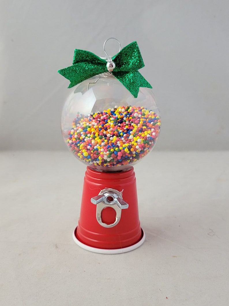 Gumball Machine Christmas Ornament 
