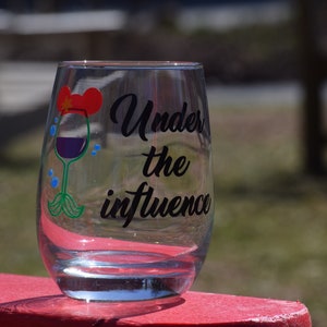 Disney Princess Inspired Wine Glass (All Princesses in Description)