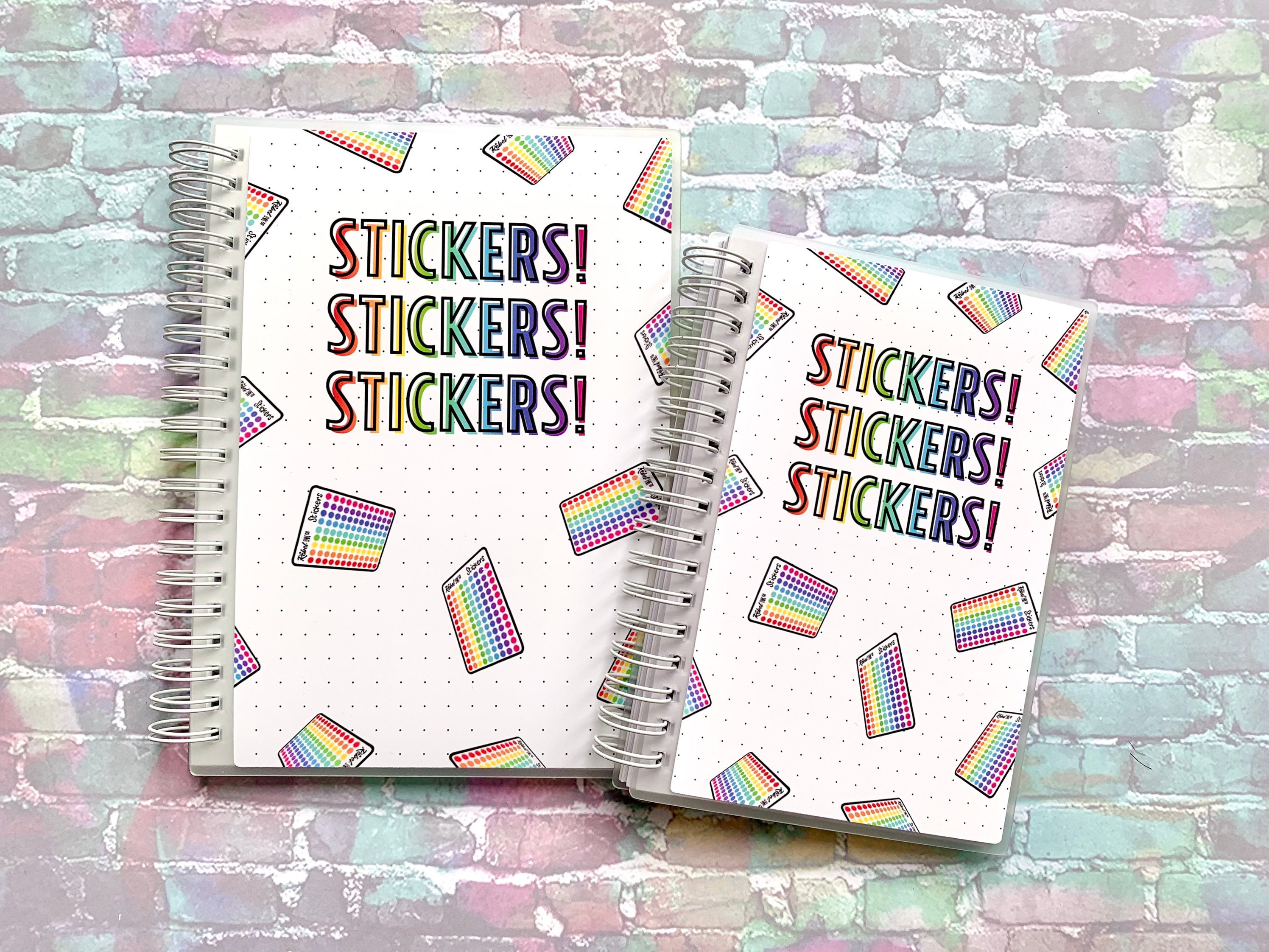 Stickers Stickers Stickers Sticker Album Reusable Etsy